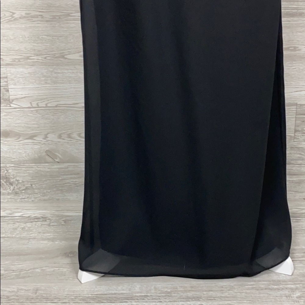 Dave & Jonny Black Square Neckline Cocktail Dress - Picture 2 of 9